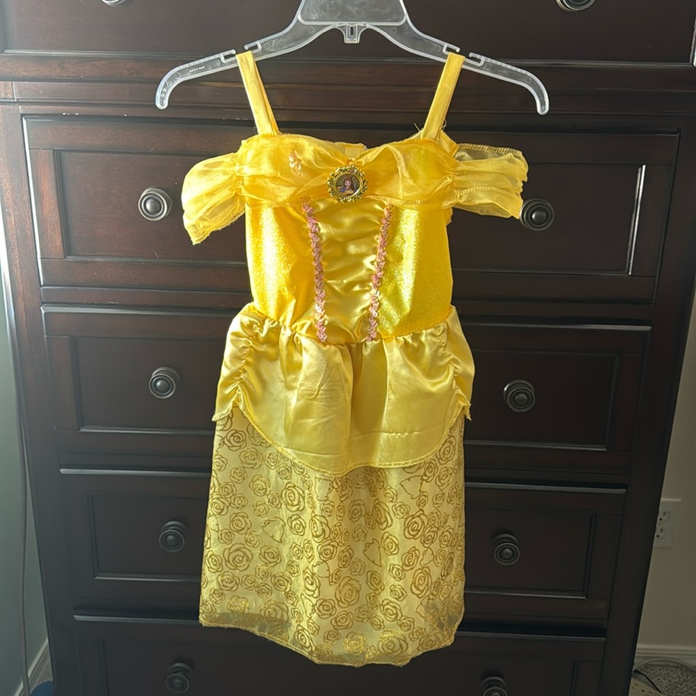 Beauty and beast costume dress belle girls